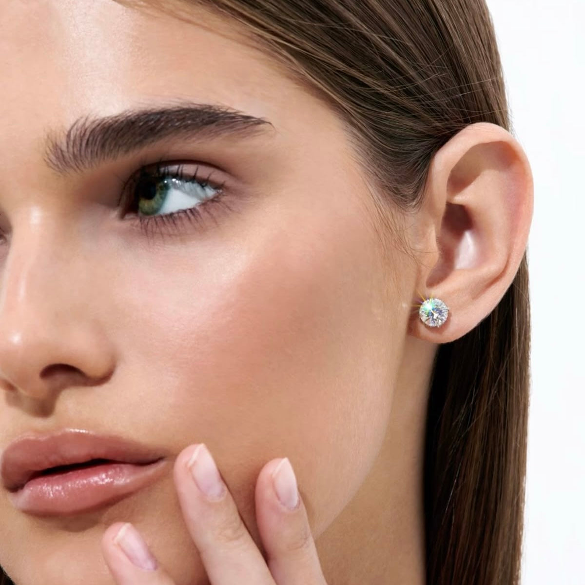 Luxe stud oorbellen